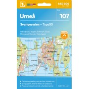 107 Umeå Sverigeserien 1:50 000
